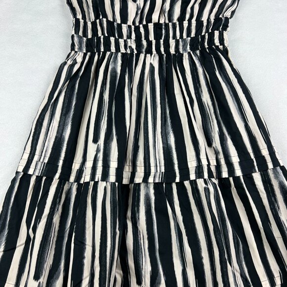 NEW Anthropologie Somerset Carbon Stripe Maxi Dress Size PXS - Picture 6 of 10